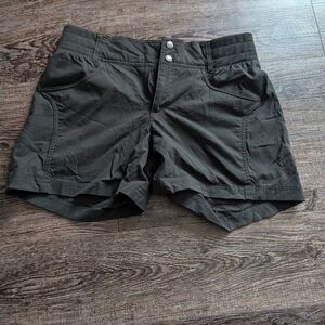 Green prana hiking shorts